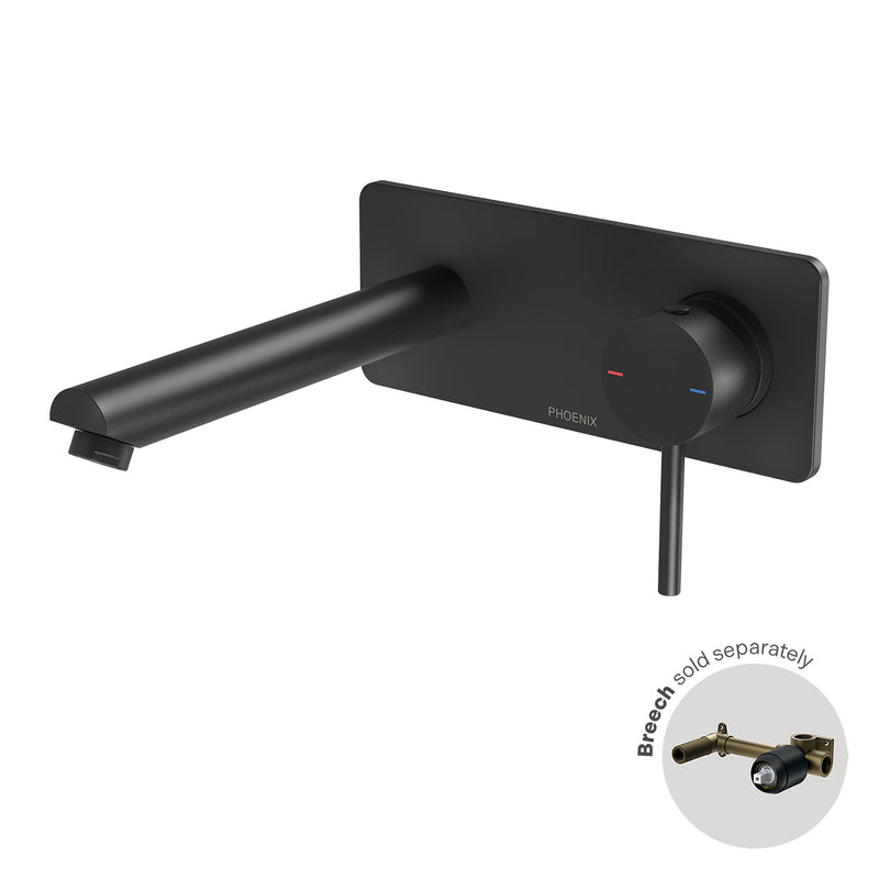 Phoenix Pina Wall Basin / Bath Mixer Set 180mm (Trim Kit Only) – 6 Star – Lead Free