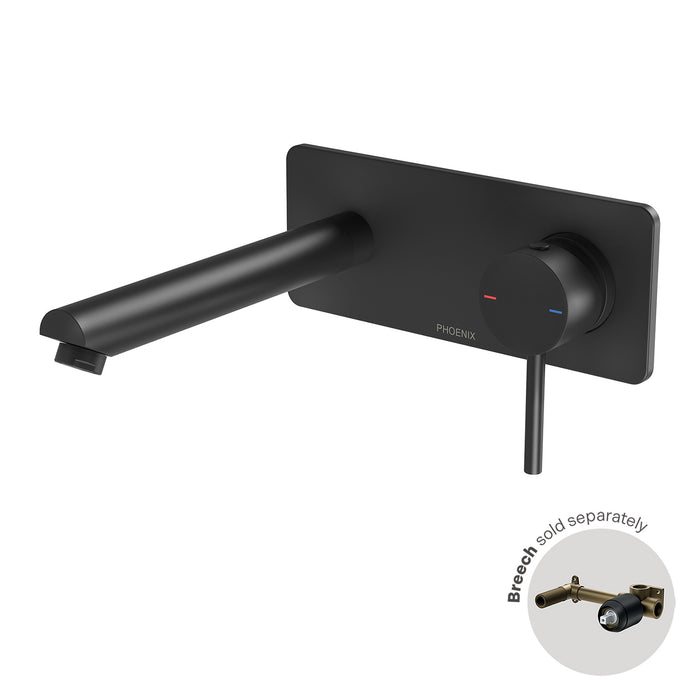 Phoenix Pina Wall Basin / Bath Mixer Set 180mm (Trim Kit Only) – 6 Star – Lead Free