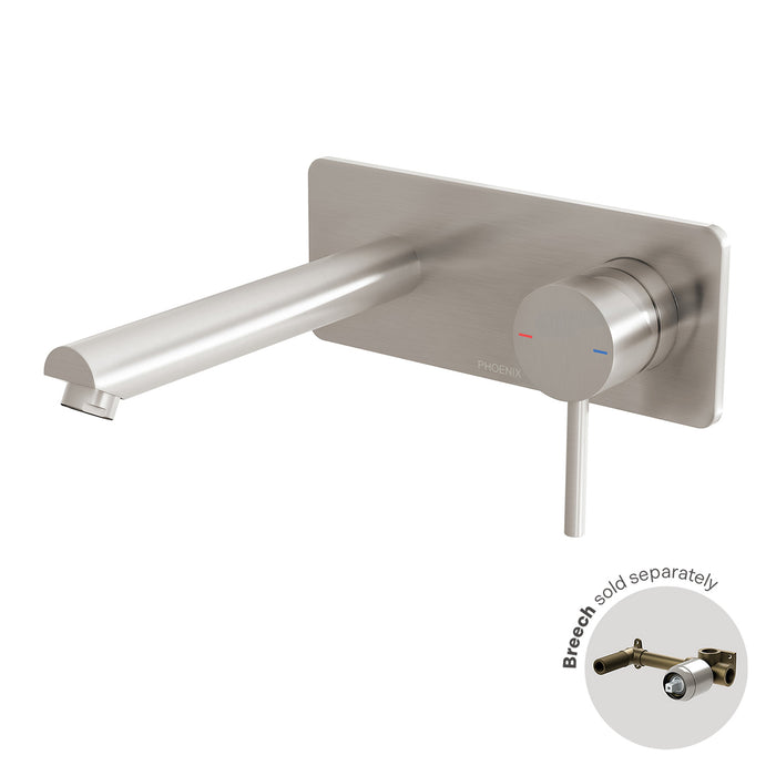 Phoenix Pina Wall Basin / Bath Mixer Set 180mm (Trim Kit Only) – 6 Star – Lead Free