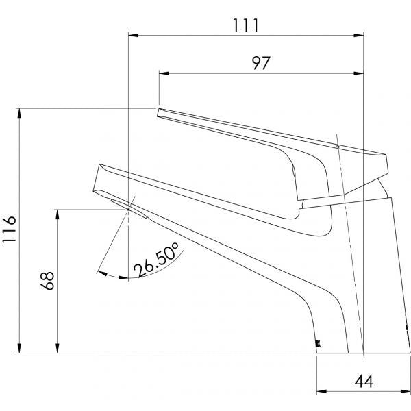 Phoenix Ivy MKII Fixed Basin Mixer