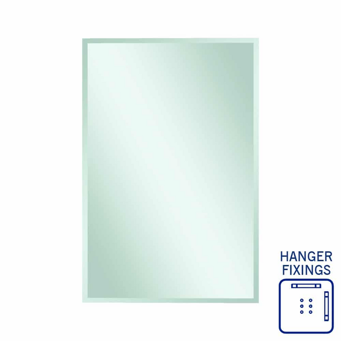 Montana Square 25mm Bevel Edge Mirror - with Hangers