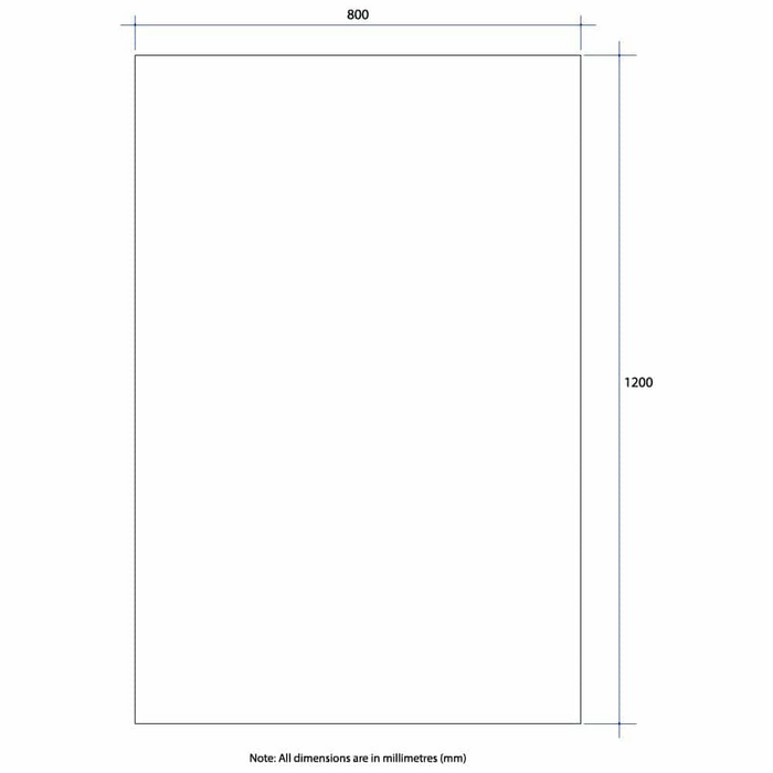 Thermogroup Montana Rectangle 25mm Bevel Edge Mirror Glue-to-Wall and Demister