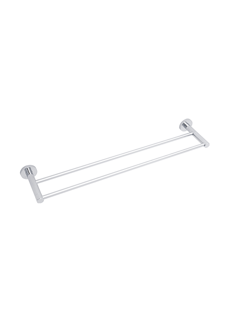 Azzura 18 Series 800 Double Towel Rail Bright Chrome