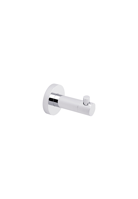 Azzura 18 Series Single Robe Hook Bright Chrome