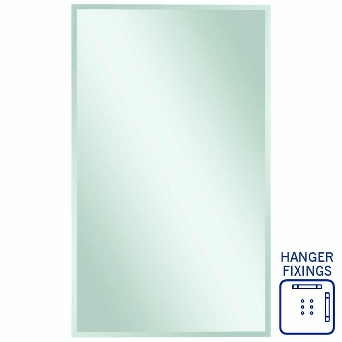 Montana Square 25mm Bevel Edge Mirror - with Hangers