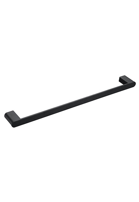 Azzura 19 Series Single 800 Towel Rail Matte Black