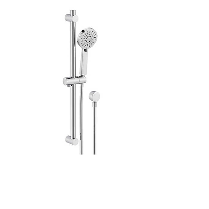 Azzura Series Shower Rail Set - Inc Elbow Bright Chrome