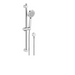 Azzura Series Shower Rail Set - Inc Elbow Bright Chrome