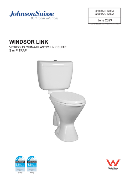 Johnson Suisse Windsor Plastic Link Suite P Trap