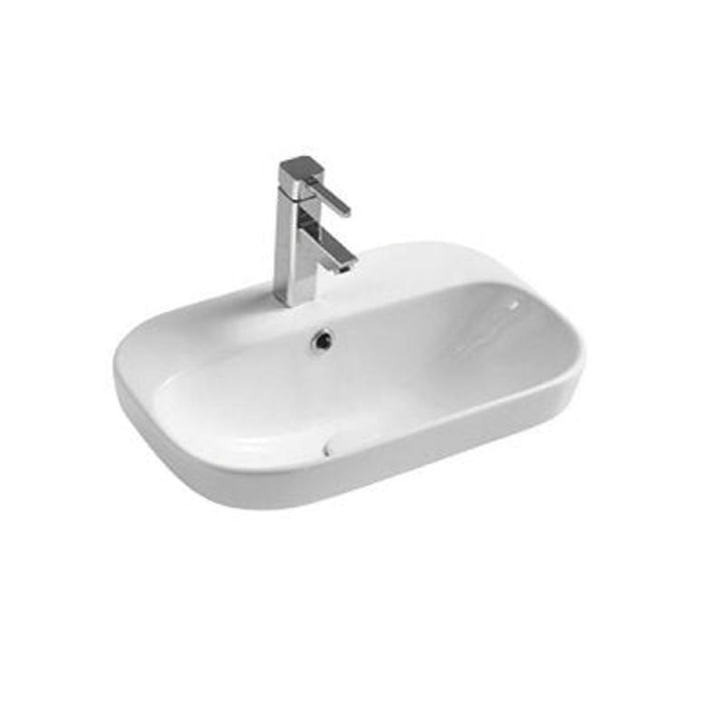 BNK Naga APB-03515-WH Drop In Basin Gloss White