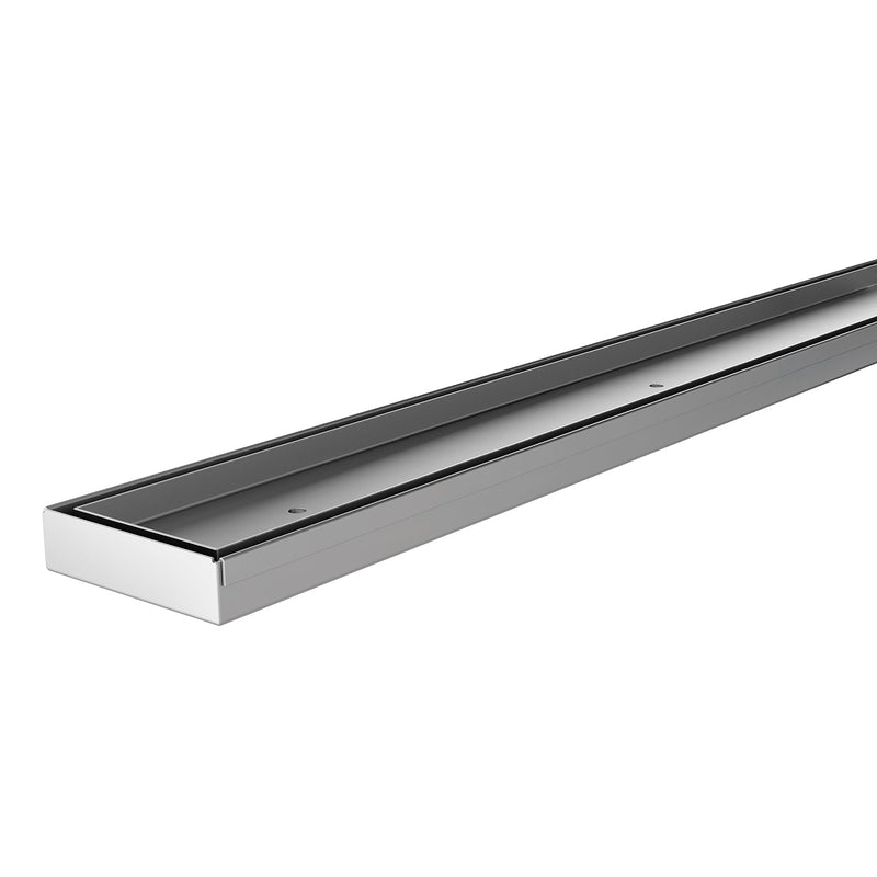 Phoenix Flat Channel Drain TI 75 x 1200mm Outlet 45mm