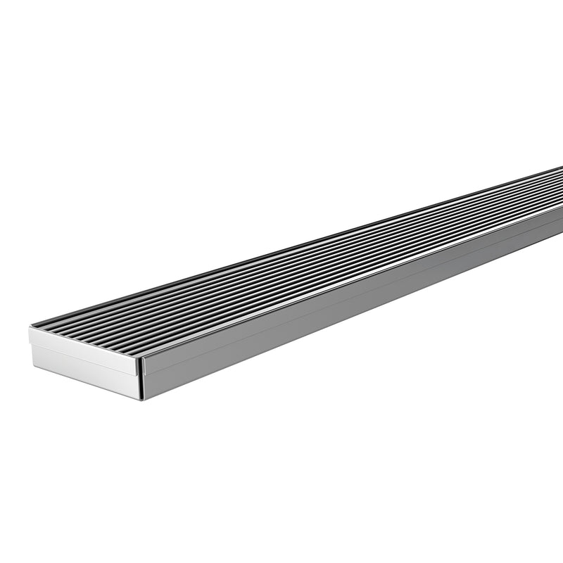 Phoenix Flat Channel Drain HG 75 x 600mm Outlet 65mm