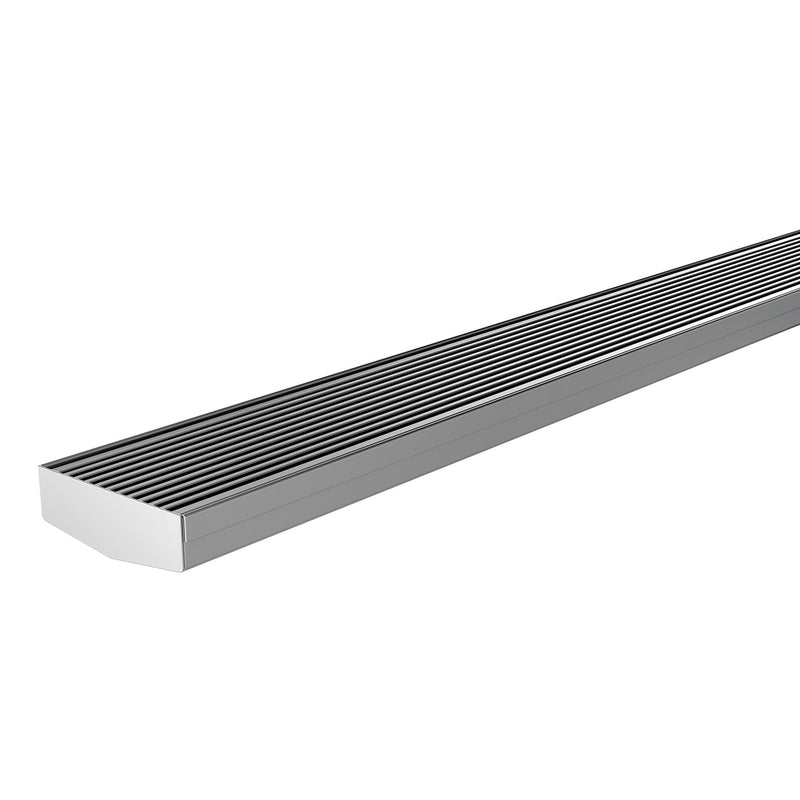 Phoenix V Channel Drain HG 75 x 900mm Outlet 45mm