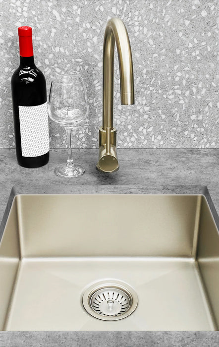 Meir Lavello Kitchen Sink - Single Bowl 380 x 440 - PVD