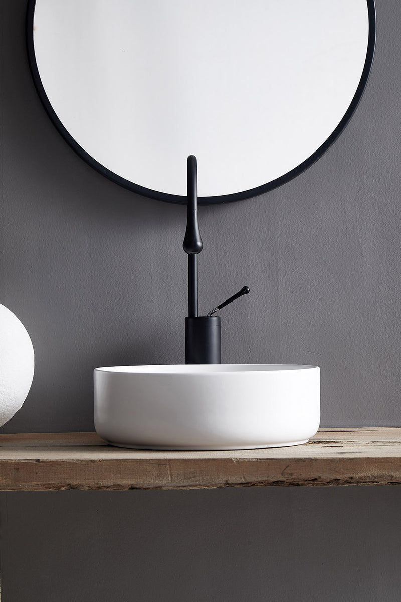 BNK Naga APB-03360-WH Above Counter Basin Gloss White