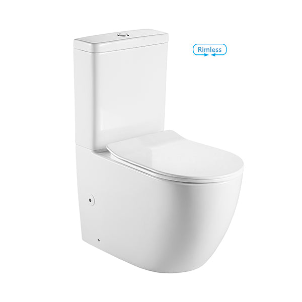 BNK Naga Ascoli Back To Wall Rimless Toilet Suite