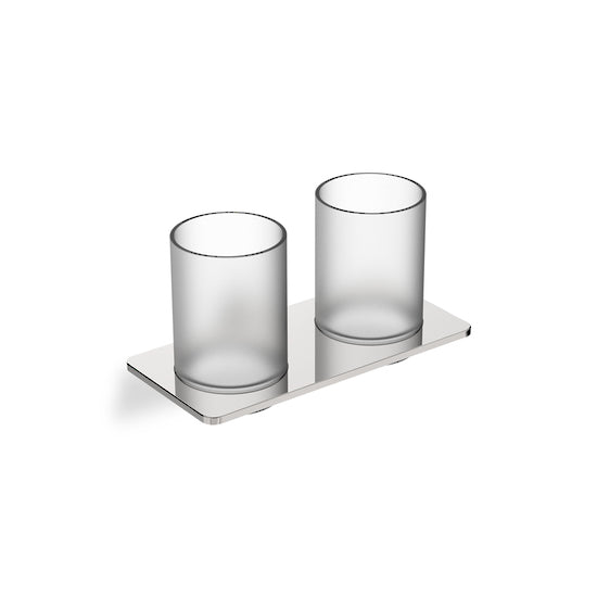 Kohler July/Viteo Double Tumbler Holder-Chrome