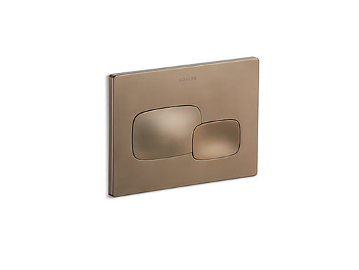 Kohler Pebble Pneumatic Face Plate-Moderne Brushed Bronze