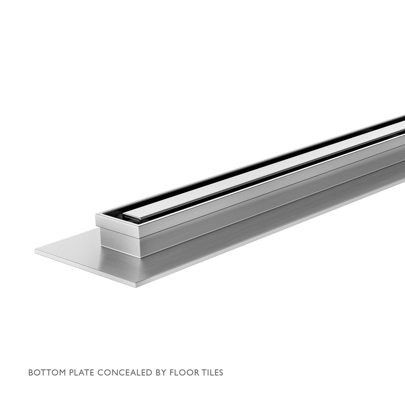 Phoenix Flat Slimline Channel Drain 30x600mm Outlet 65mm