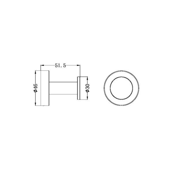 Nero Classic Robe Hook