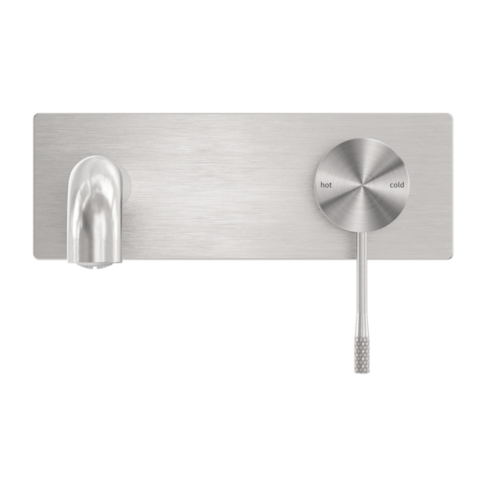Nero Opal Wall Basin/bath Mixer