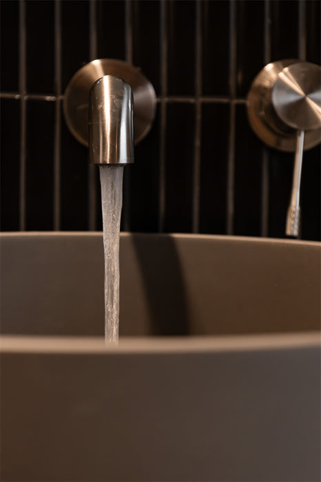 Nero Opal Wall Basin/bath Mixer Separate