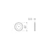Caroma Invisi Series II® Round Single Flush Custom Buttons - Chrome