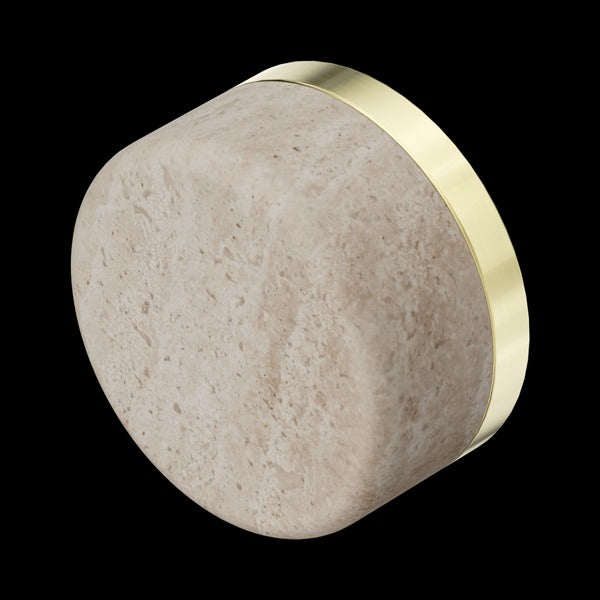 Nero Serenity Rome Travertine Handle (Requires In Wall Body 24C020)