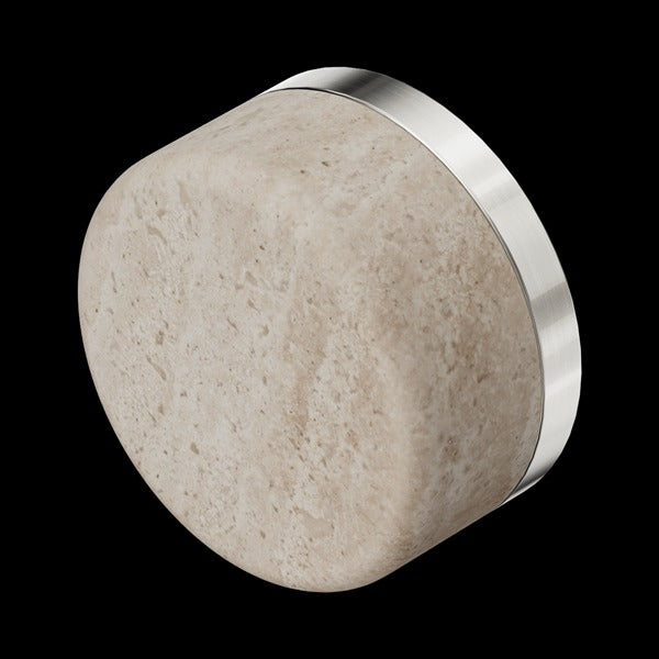 Nero Serenity Rome Travertine Handle (Requires In Wall Body 24C020)