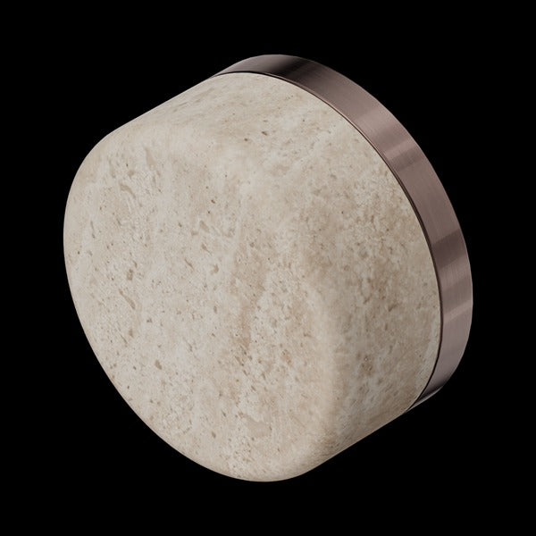 Nero Serenity Rome Travertine Handle (Requires In Wall Body 24C020)