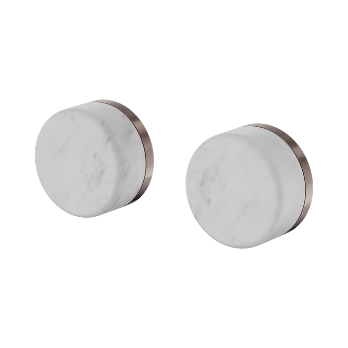 Nero Serenity Wall Top Assembly with Carrara Handle