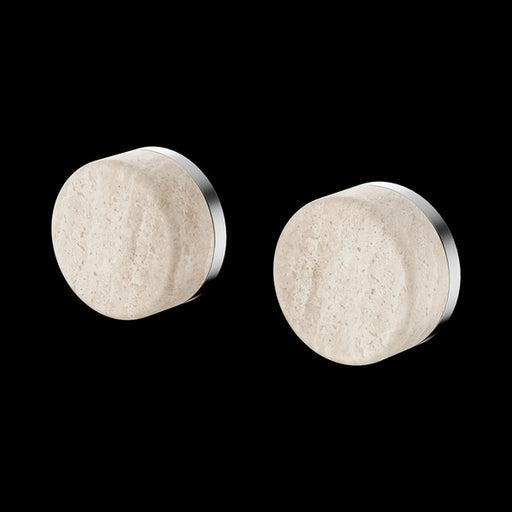 Nero Serenity Wall Top Assembly with Rome Travertine Handle