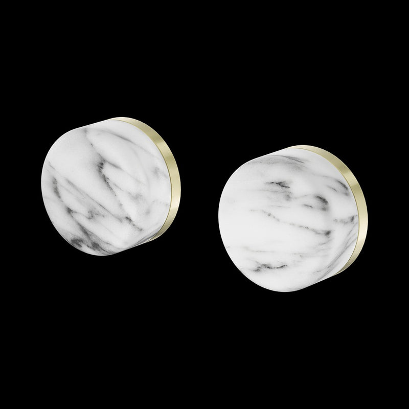 Nero Serenity Wall Top Assembly With Arabescato Corchia Handle