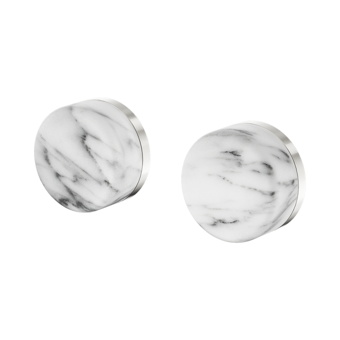 Nero Serenity Wall Top Assembly With Arabescato Corchia Handle