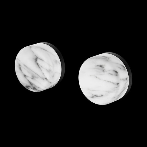 Nero Serenity Wall Top Assembly with Arabescato Corchia Handle