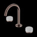 Nero Serenity Basin Set Arc Spout with Carrara Handle