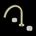 Nero Serenity Bath/kitchen Set Arc Spout with Carrara Handle