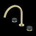 Nero Serenity Bath/kitchen Set Arc Spout with Verde Alpi Handle