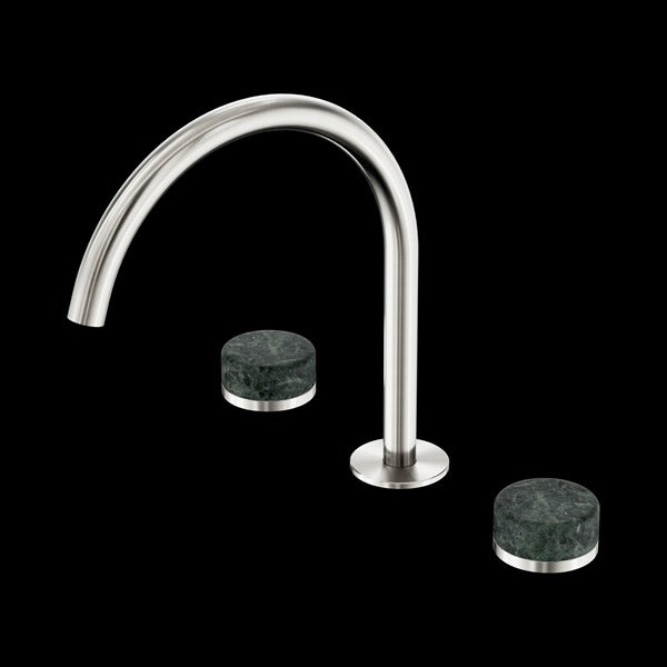 Nero Serenity Bath/kitchen Set Arc Spout with Verde Alpi Handle