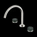 Nero Serenity Bath/kitchen Set Arc Spout with Verde Alpi Handle