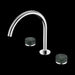 Nero Serenity Bath/kitchen Set Arc Spout with Verde Alpi Handle