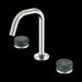 Nero Serenity Basin Set Edge Spout with Verde Alpi Handle