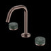 Nero Serenity Basin Set Edge Spout with Verde Alpi Handle