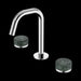 Nero Serenity Basin Set Edge Spout with Verde Alpi Handle