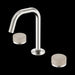 Nero Serenity Basin Set Edge Spout with Rome Travertine Handle