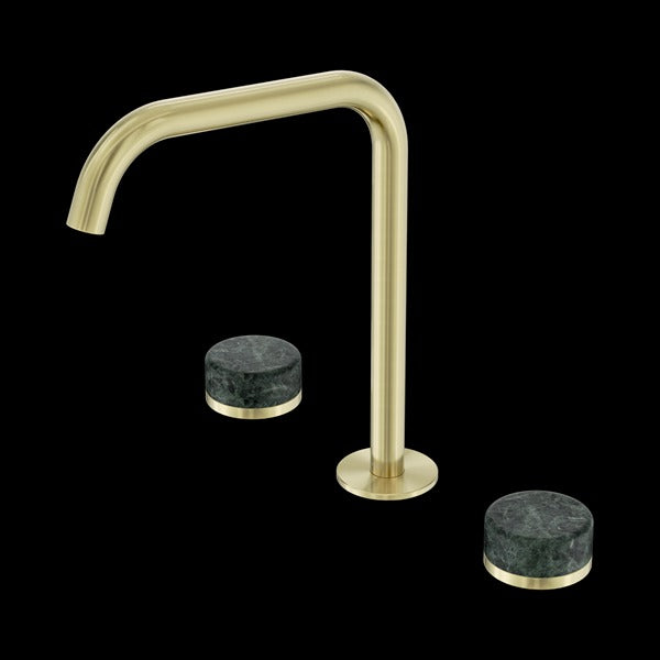 Nero Serenity Bath/kitchen Set Edge Spout with Verde Alpi Handle