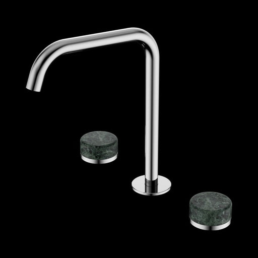 Nero Serenity Bath/kitchen Set Edge Spout with Verde Alpi Handle