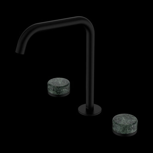Nero Serenity Bath/kitchen Set Edge Spout with Verde Alpi Handle
