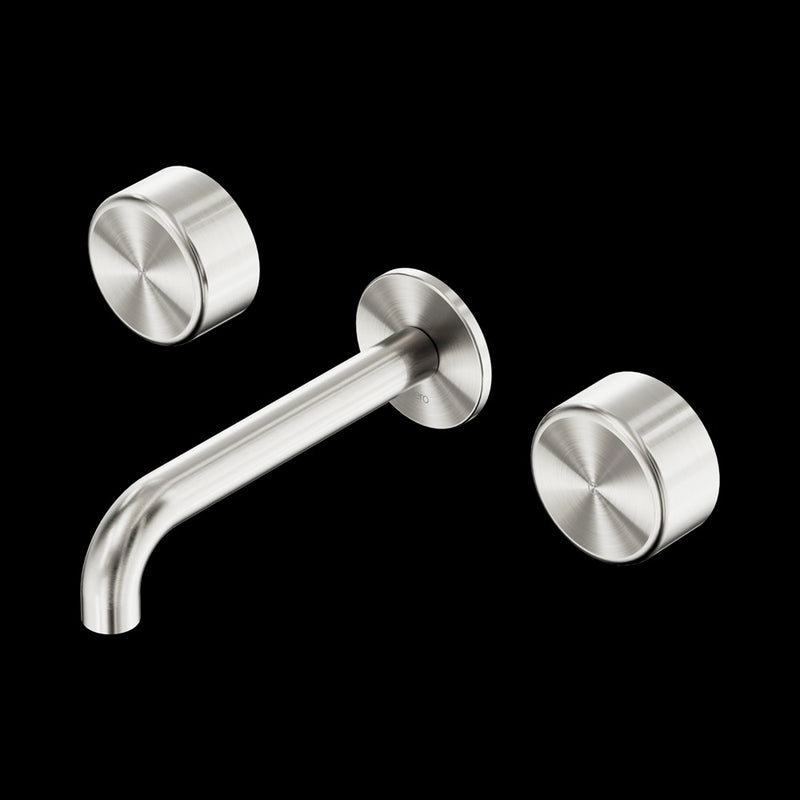 Nero Serenity Wall Basin Set Spout With Metal Handle