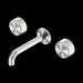 Nero Serenity Wall Basin Set Spout With Metal Handle